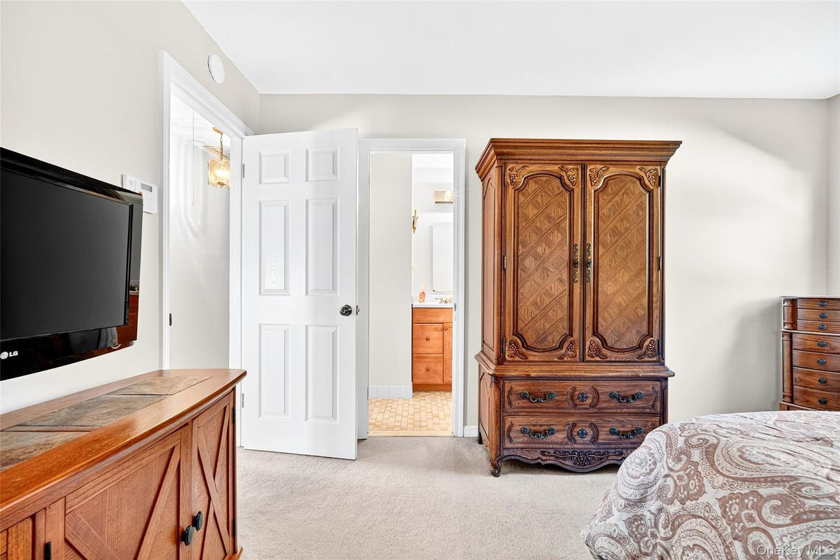 Bedroom, Fireplace, Interior