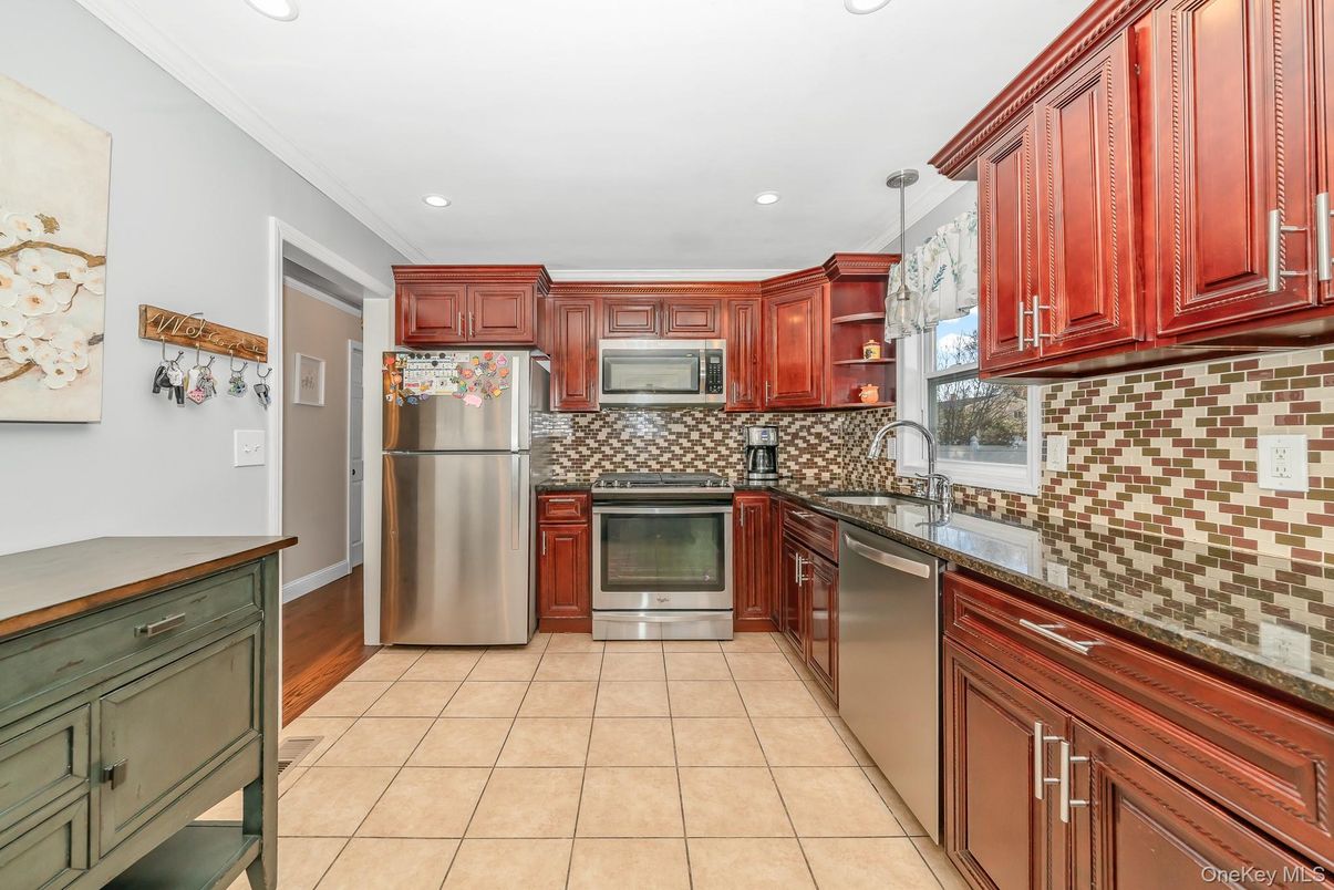 Interior, Kitchen, Recessed Lighting, Stainless Steel Appliances