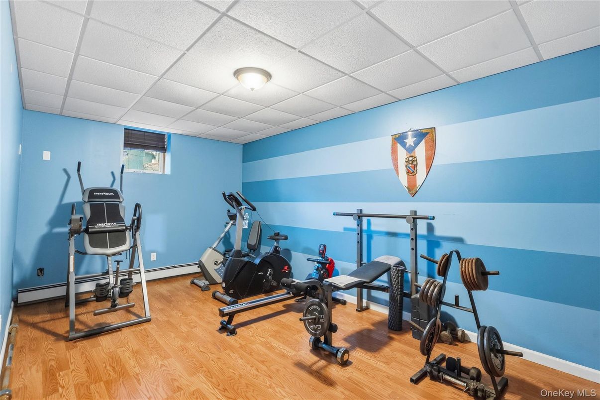Fitness Equipment, Interior, Wood Texture Flooring