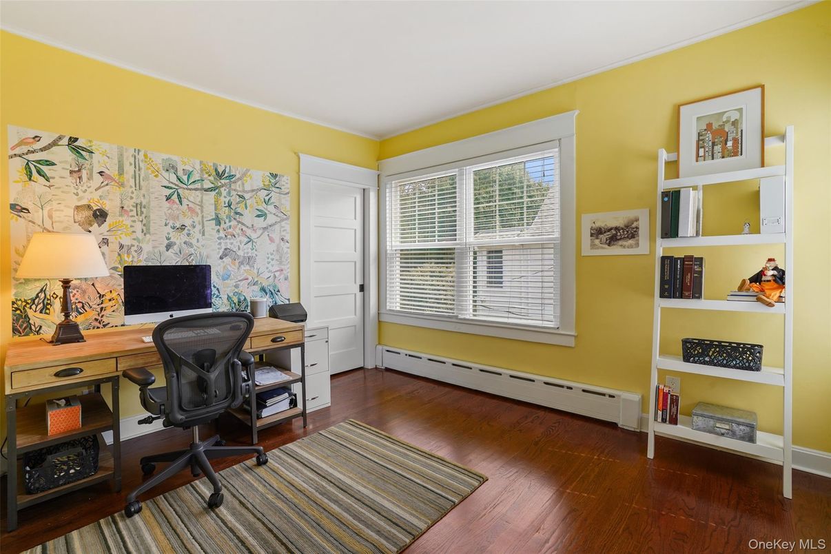 Home Office, Interior, Wood Texture Flooring