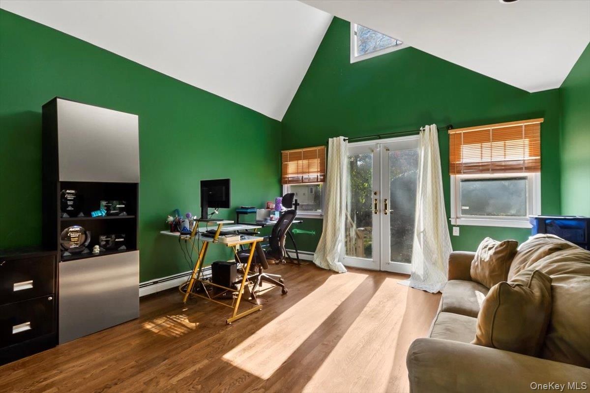 Home Office, Interior, Wood Texture Flooring