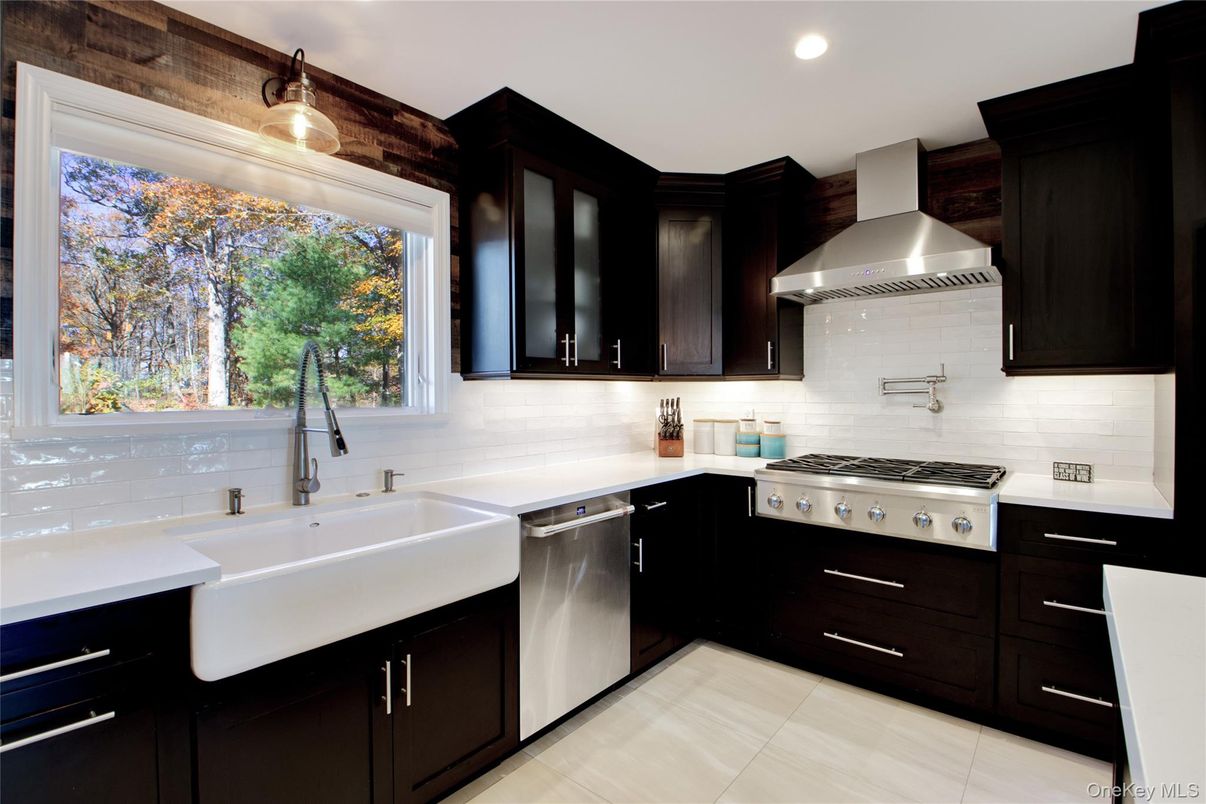 Interior, Kitchen, Recessed Lighting, Stainless Steel Appliances