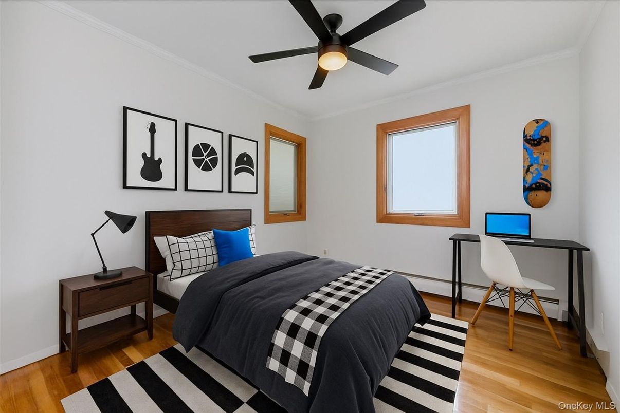 Bedroom, Home Office, Interior, Wood Texture Flooring