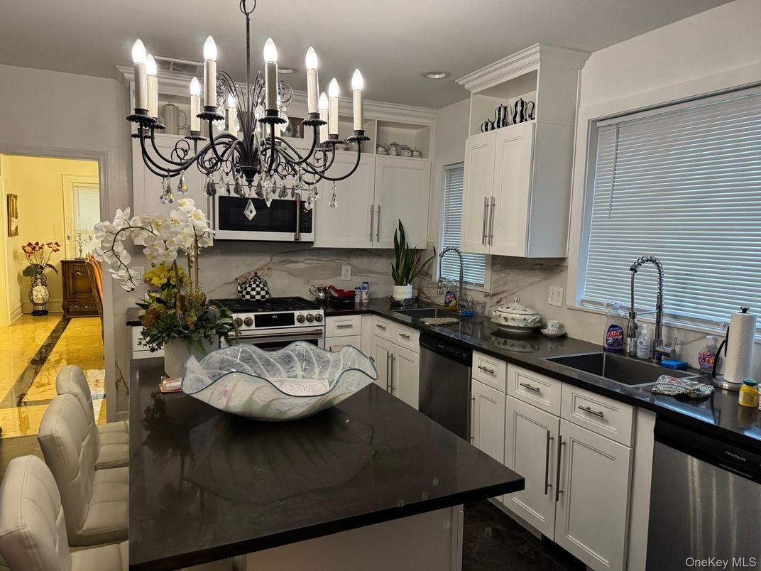 Chandelier, Interior, Kitchen, Recessed Lighting