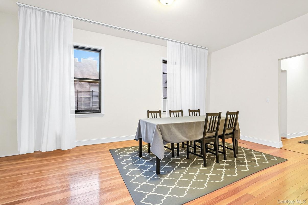 Dining room, Interior, Wood Texture Flooring