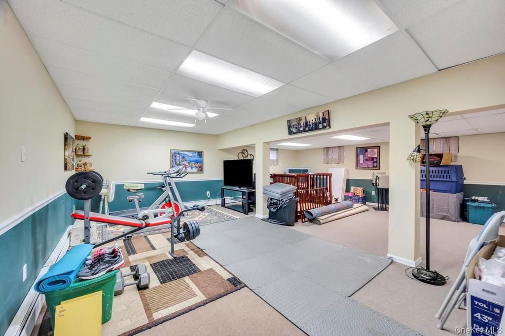 Fitness Equipment, Interior, Recessed Lighting