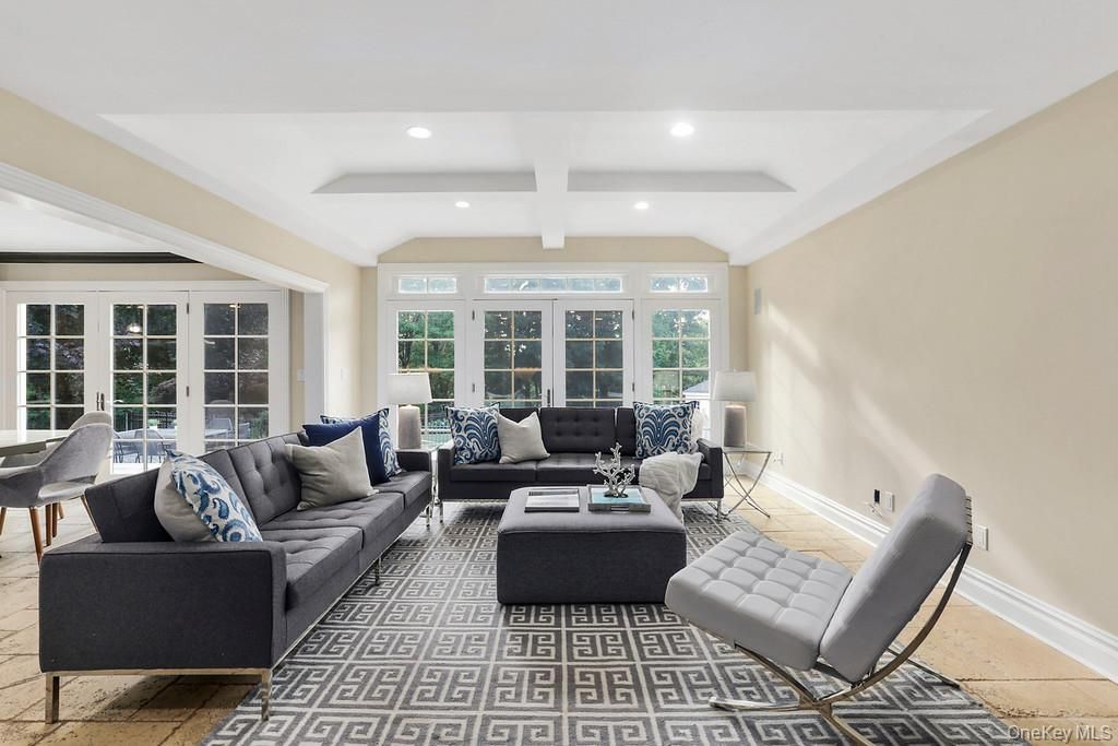 Interior, Living room, Recessed Lighting