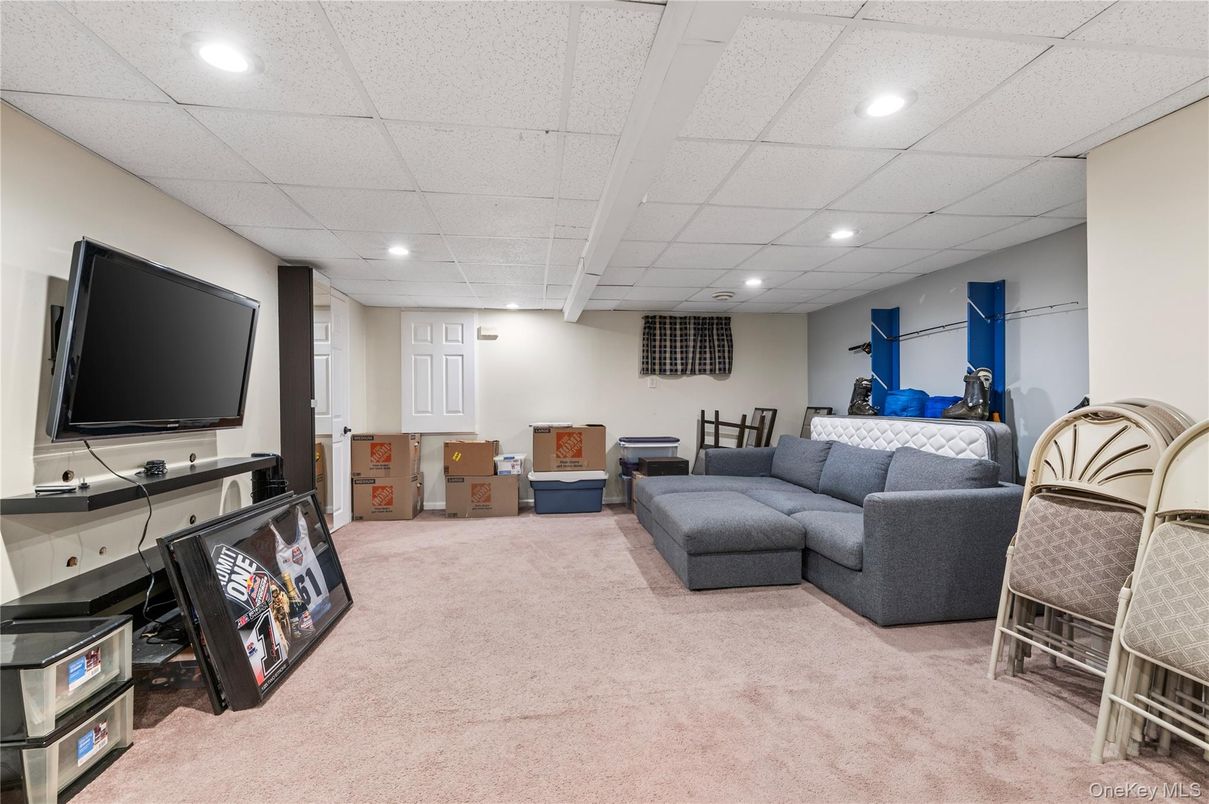 Interior, Living room, Recessed Lighting