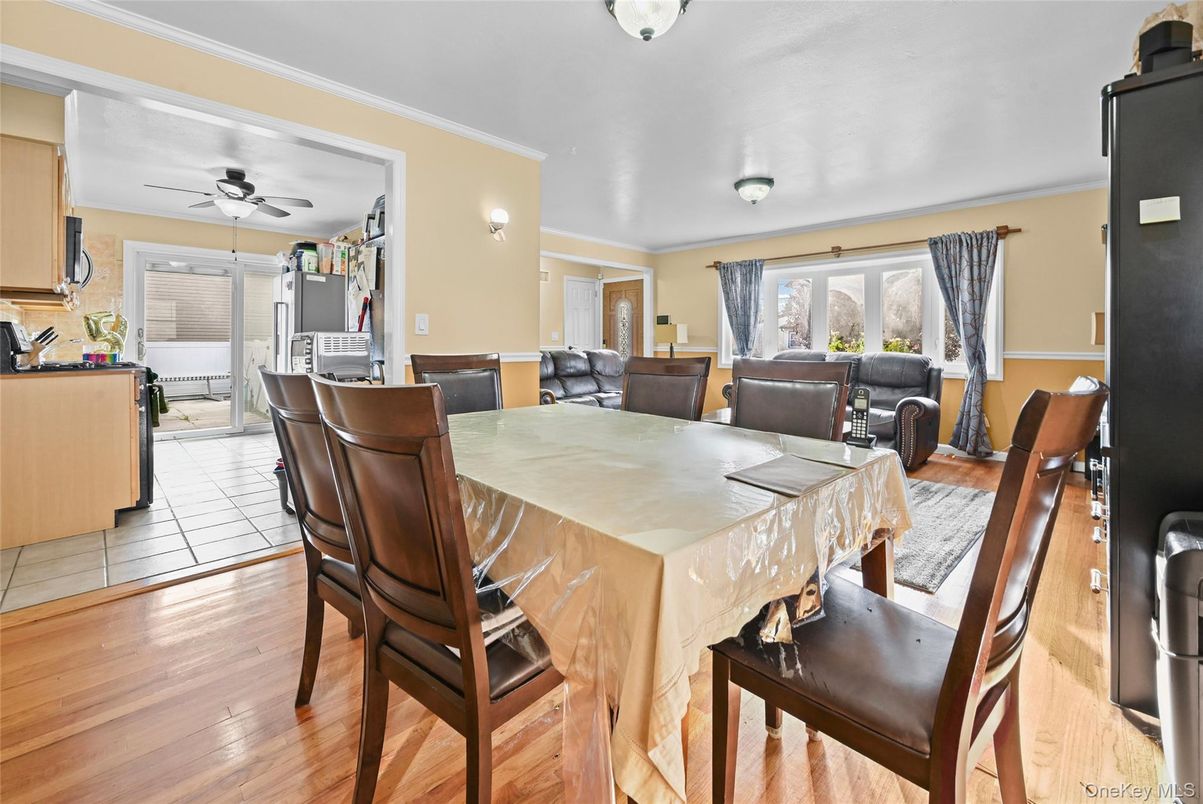 Dining room, Interior, Kitchen, Living room, Wood Texture Flooring