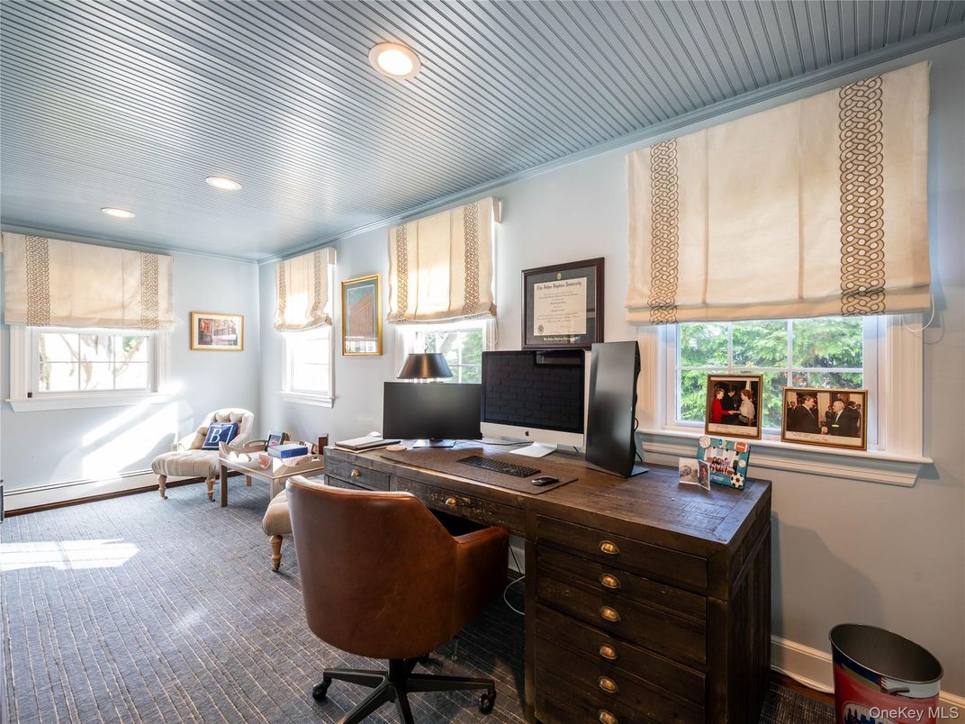 Home Office, Interior, Recessed Lighting