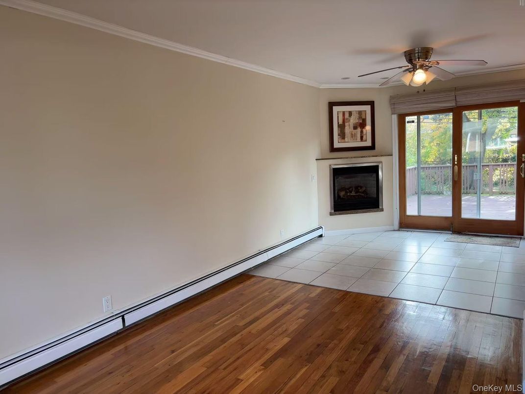 Empty room, Fireplace, Interior, Wood Texture Flooring