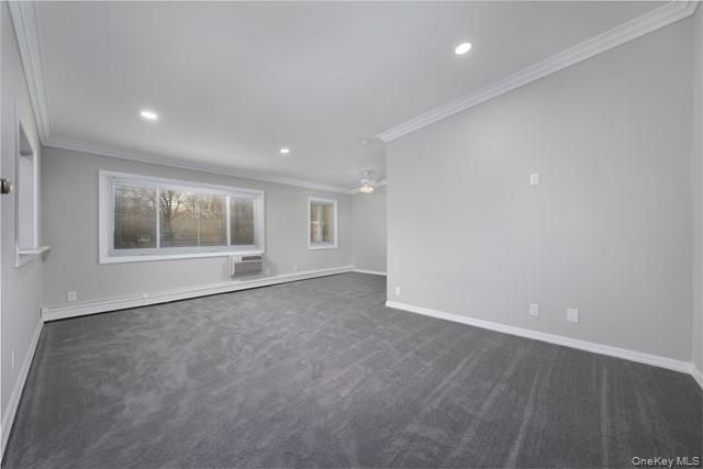 Empty room, Interior, Recessed Lighting