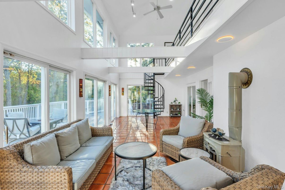 Interior, Living room, Recessed Lighting