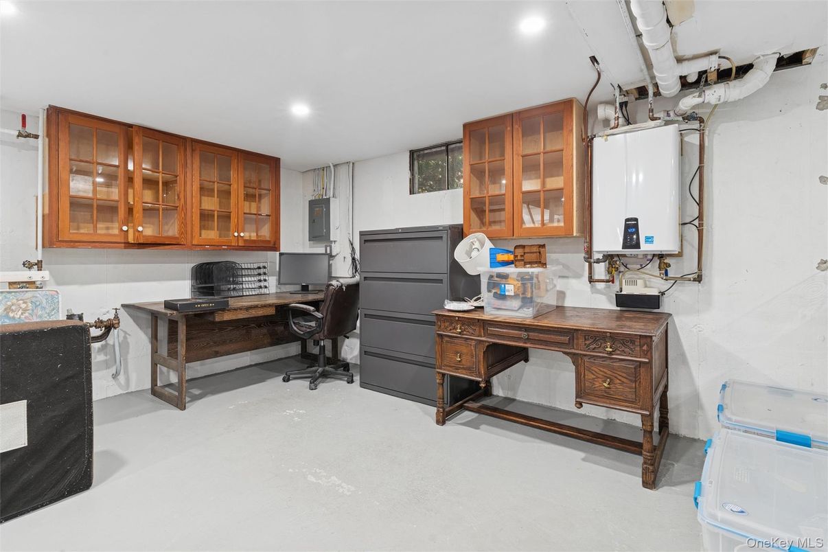 Home Office, Interior, Recessed Lighting