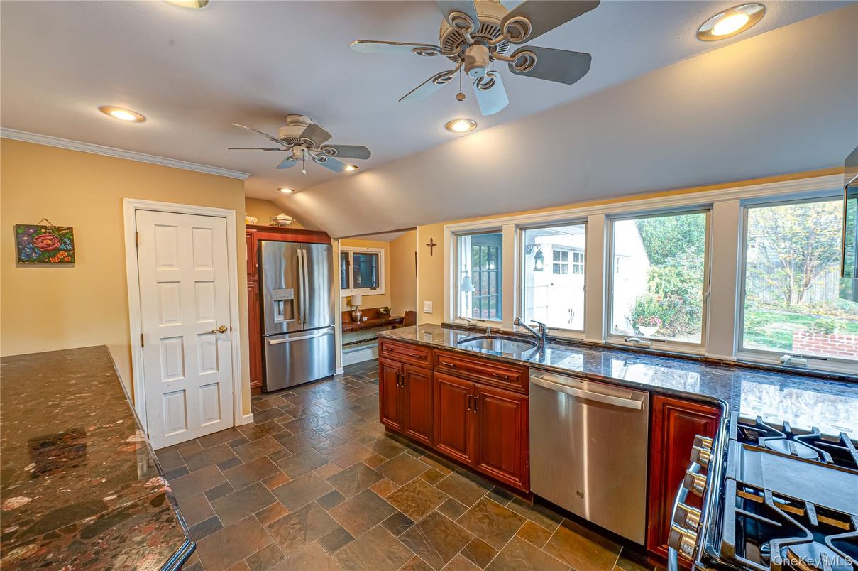 Interior, Kitchen, Recessed Lighting, Stainless Steel Appliances