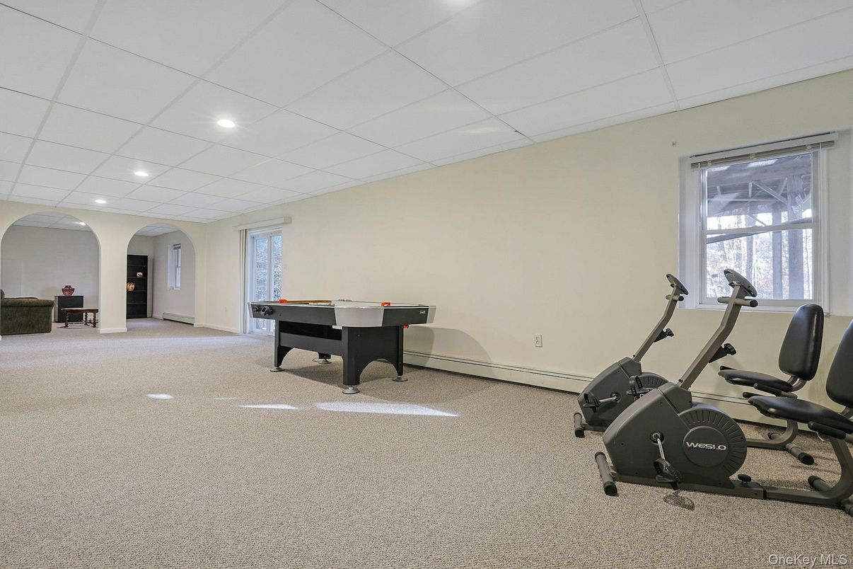 Fitness Equipment, Game Room, Interior, Recessed Lighting