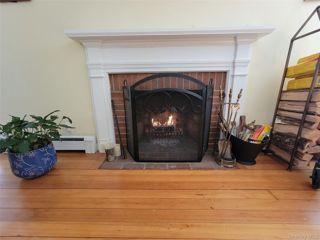 Fireplace, Interior, Wood Texture Flooring