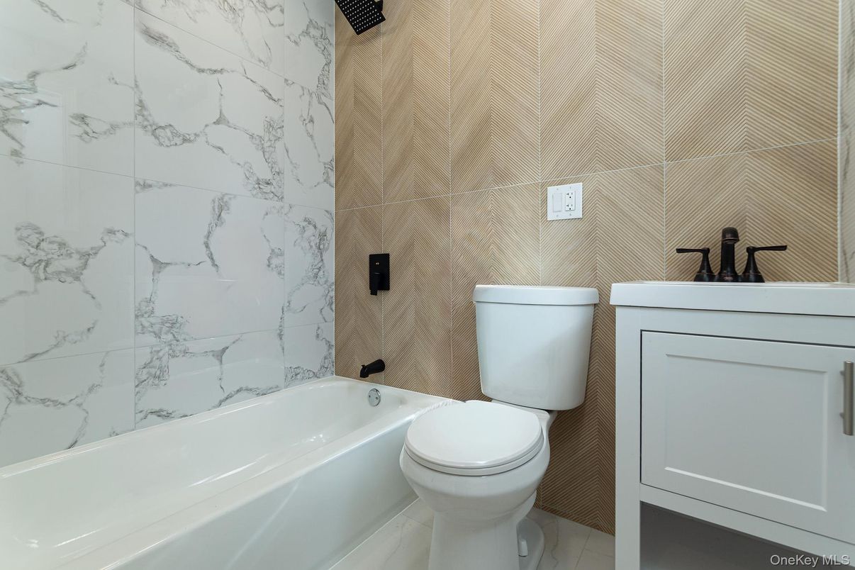 Bathroom, Interior, Marble Walls