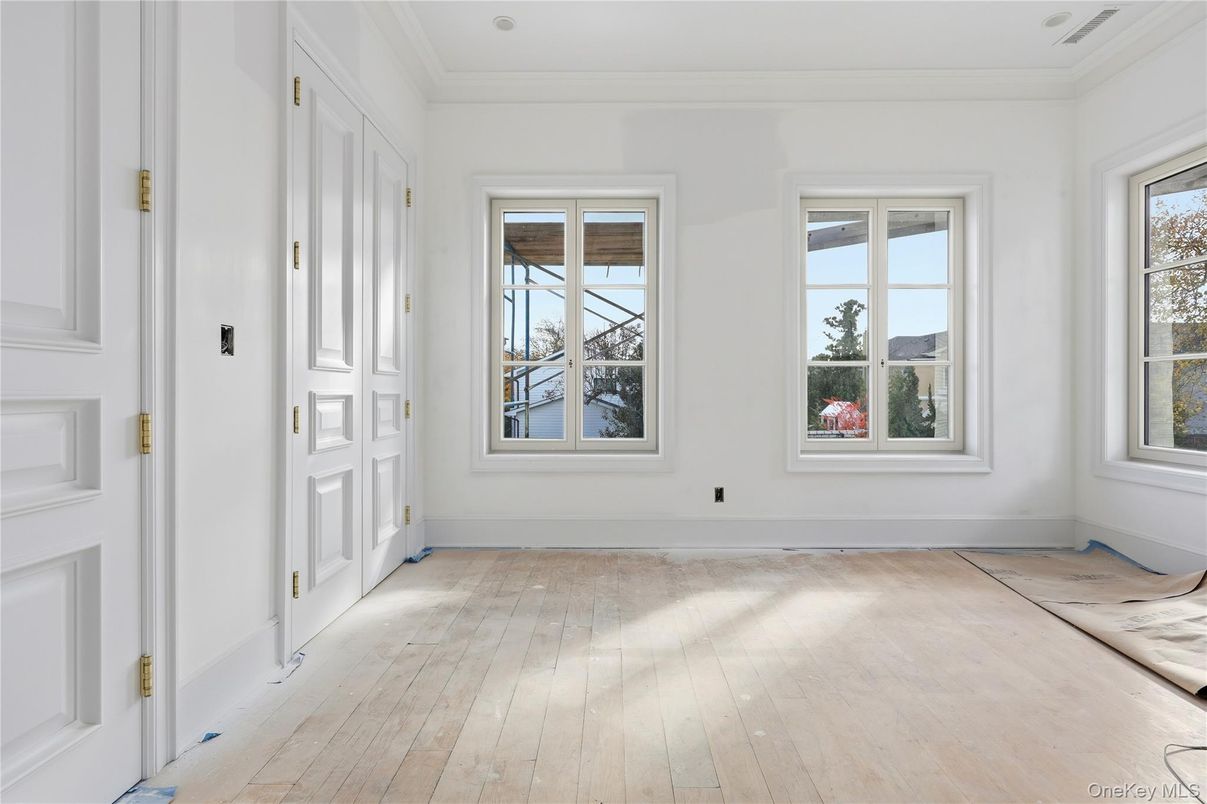 Empty room, Interior, Wood Texture Flooring