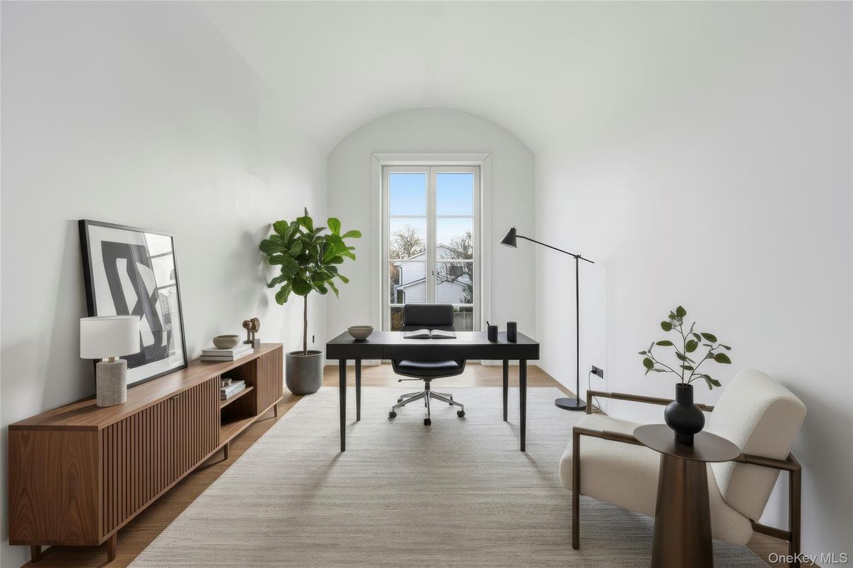 Home Office, Interior, Wood Texture Flooring