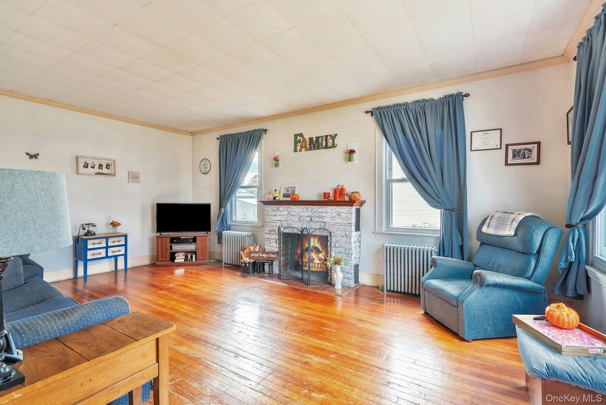 Fireplace, Interior, Wood Texture Flooring