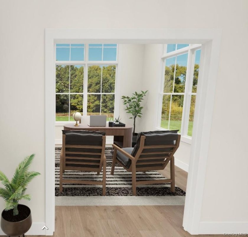 Home Office, Interior, Wood Texture Flooring