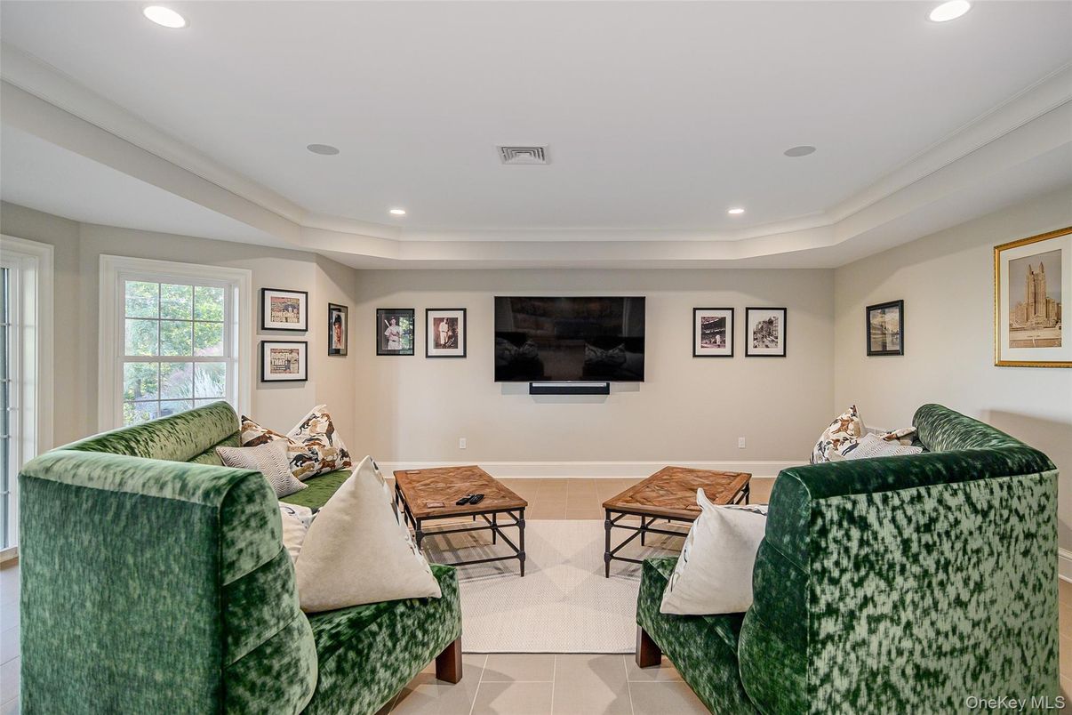 Interior, Living room, Recessed Lighting