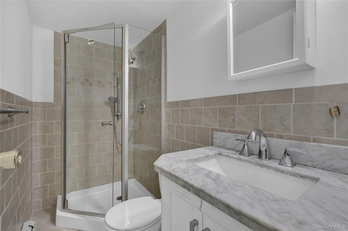 Bathroom, Glass Shower, Interior