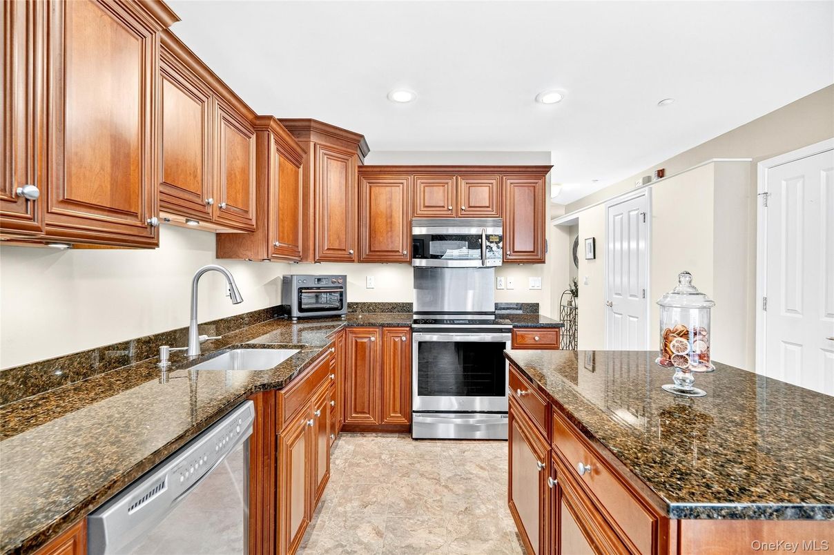Interior, Kitchen, Recessed Lighting, Stainless Steel Appliances