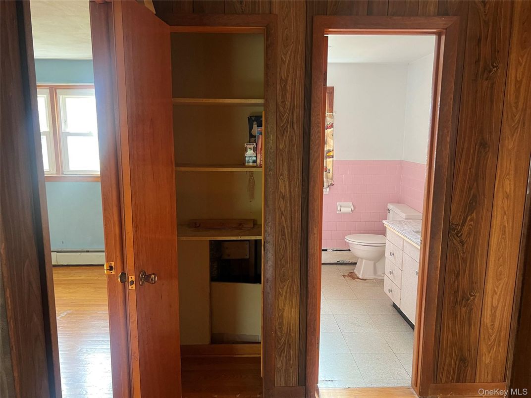 Bathroom, Interior, Wood Texture Flooring