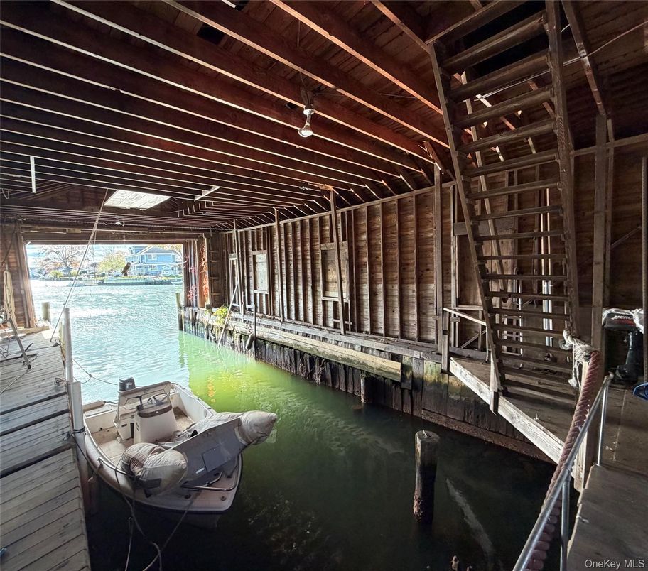 Interior, Water, Wooden Beams