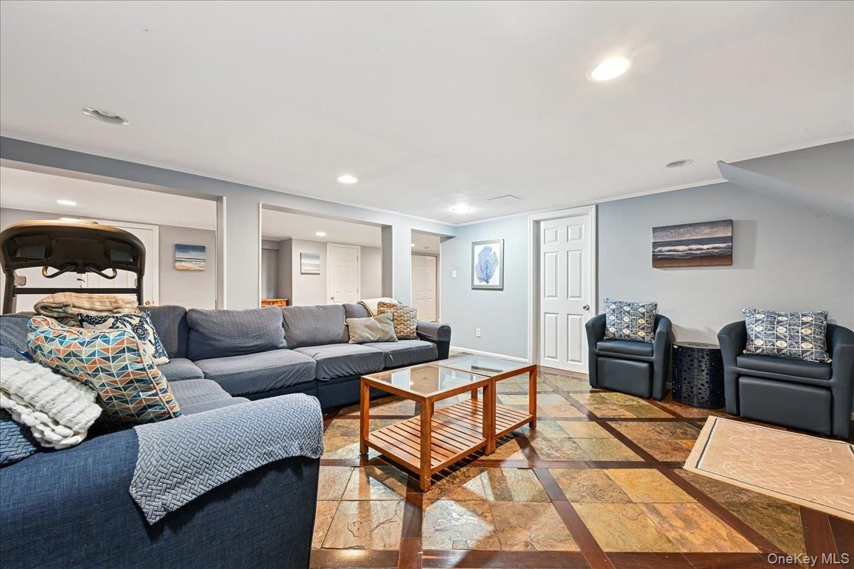 Interior, Living room, Recessed Lighting