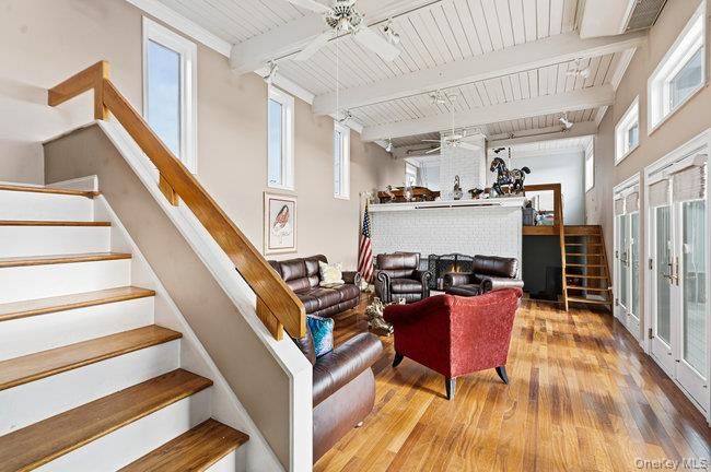Fireplace, Interior, Living room, Wood Texture Flooring