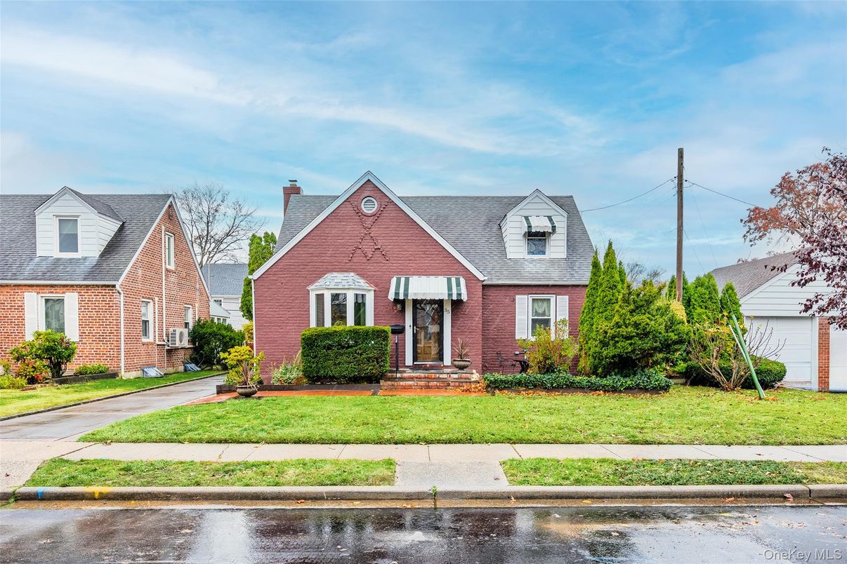 Attached, Exterior, Facade, Brick Facade, Tudor Revival