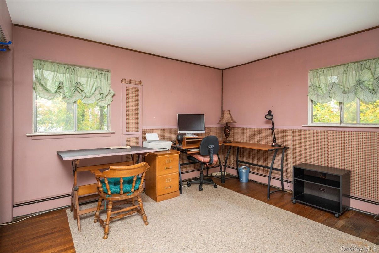 Home Office, Interior, Wood Texture Flooring