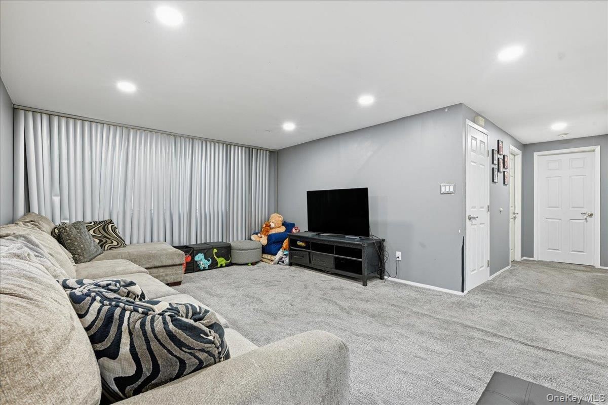 Interior, Living room, Recessed Lighting