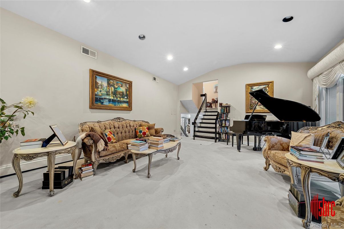 Interior, Living room, Piano, Recessed Lighting