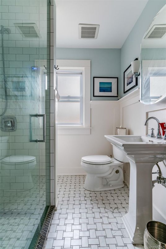 Bathroom, Glass Shower, Interior