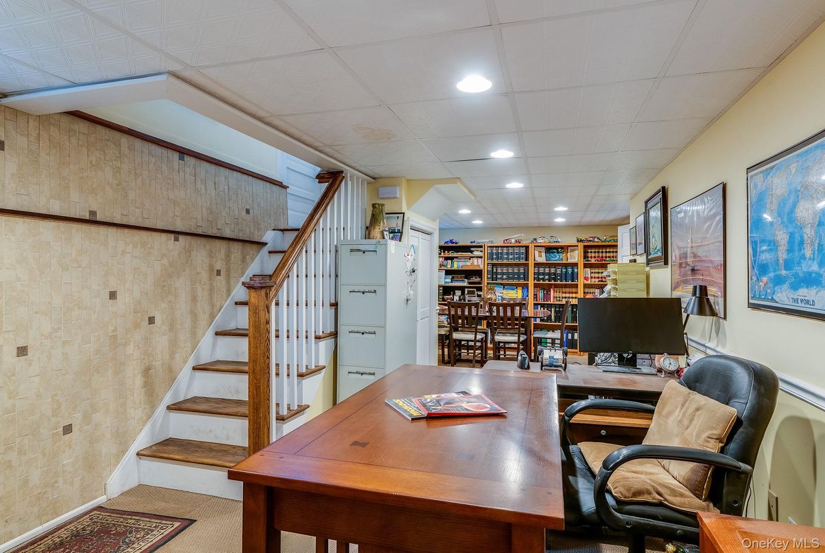 Home Office, Interior, Recessed Lighting