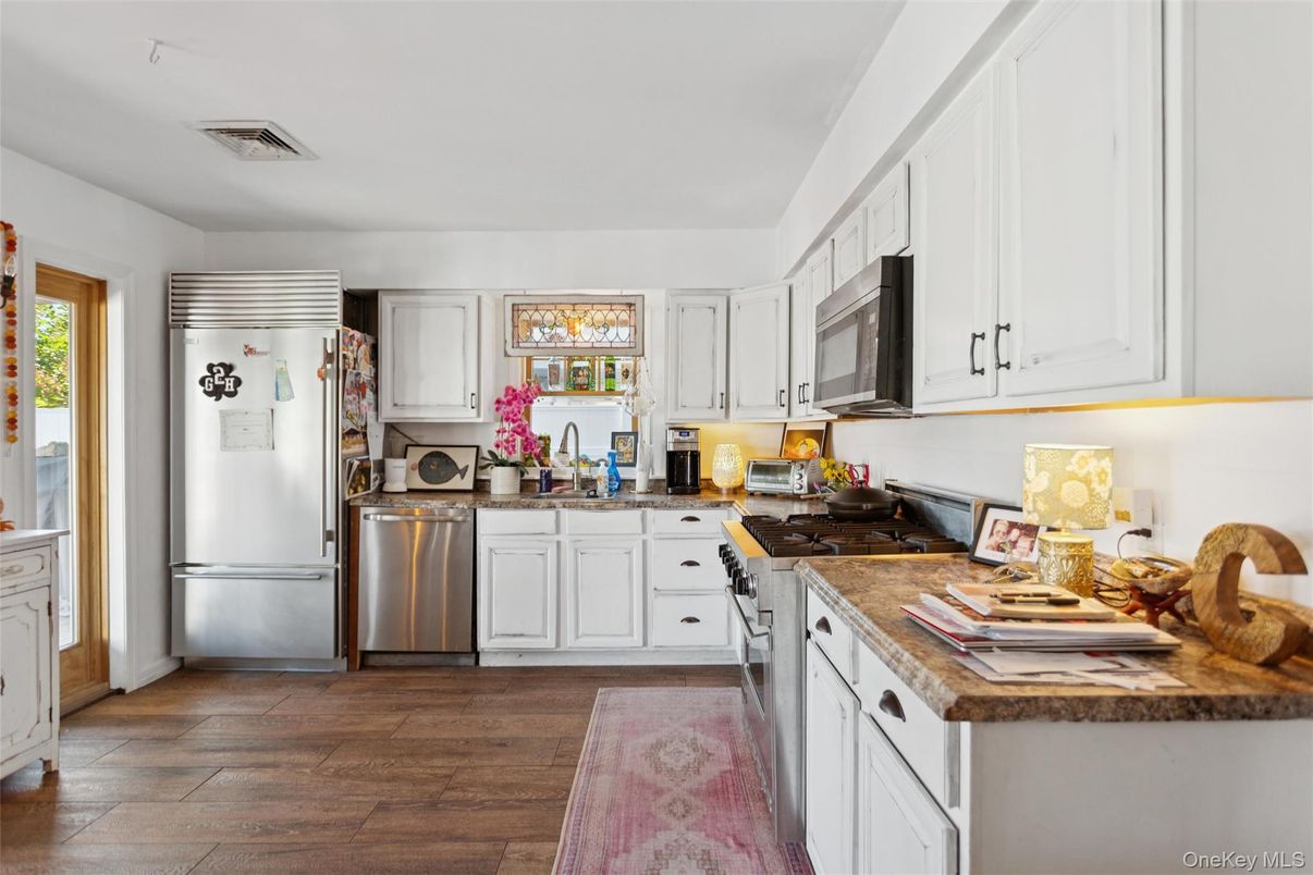 Interior, Kitchen, Wood Texture Flooring