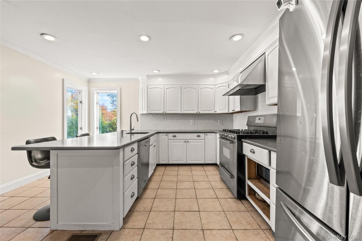 Interior, Kitchen, Recessed Lighting, Stainless Steel Appliances