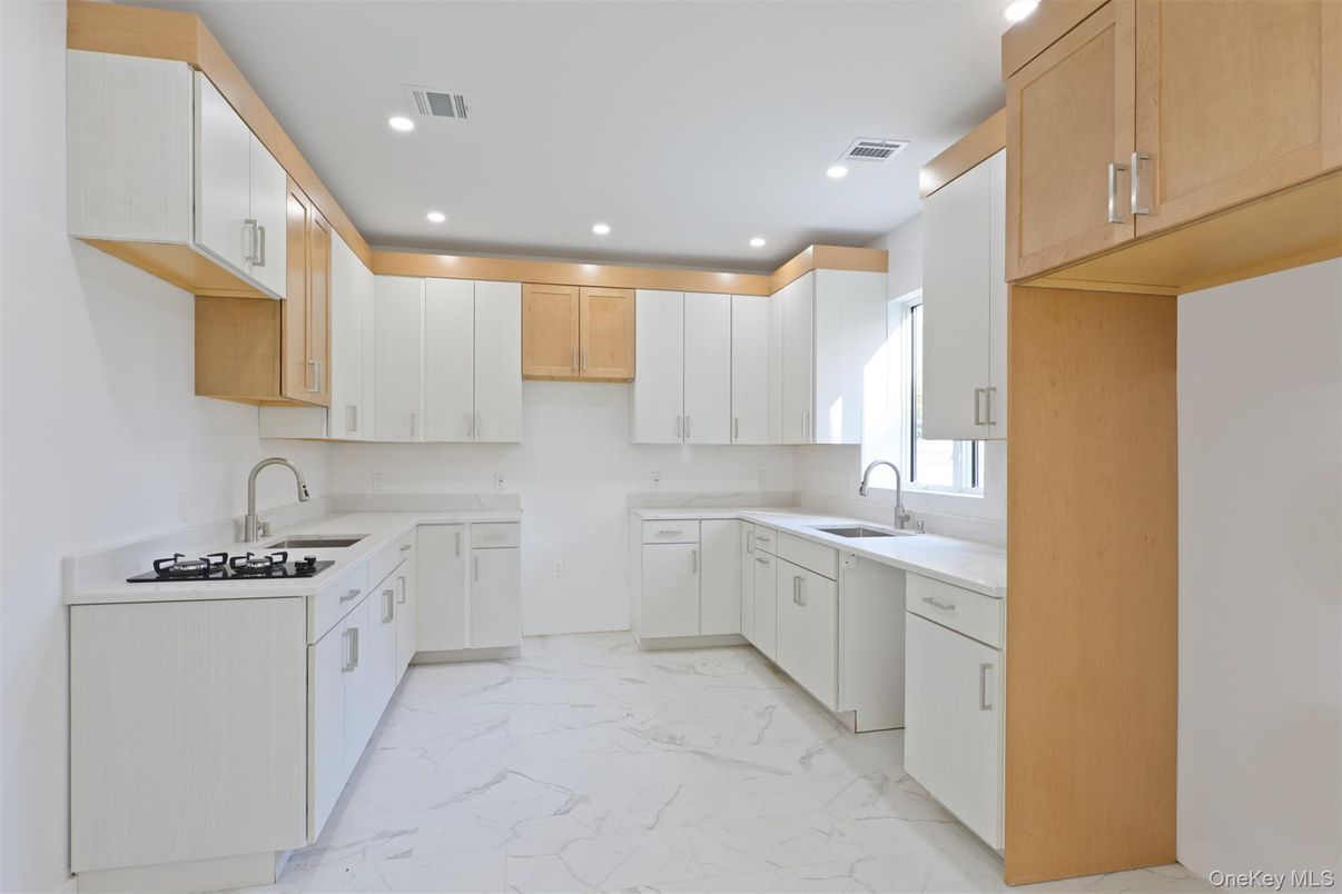 Interior, Kitchen, Marble, Recessed Lighting