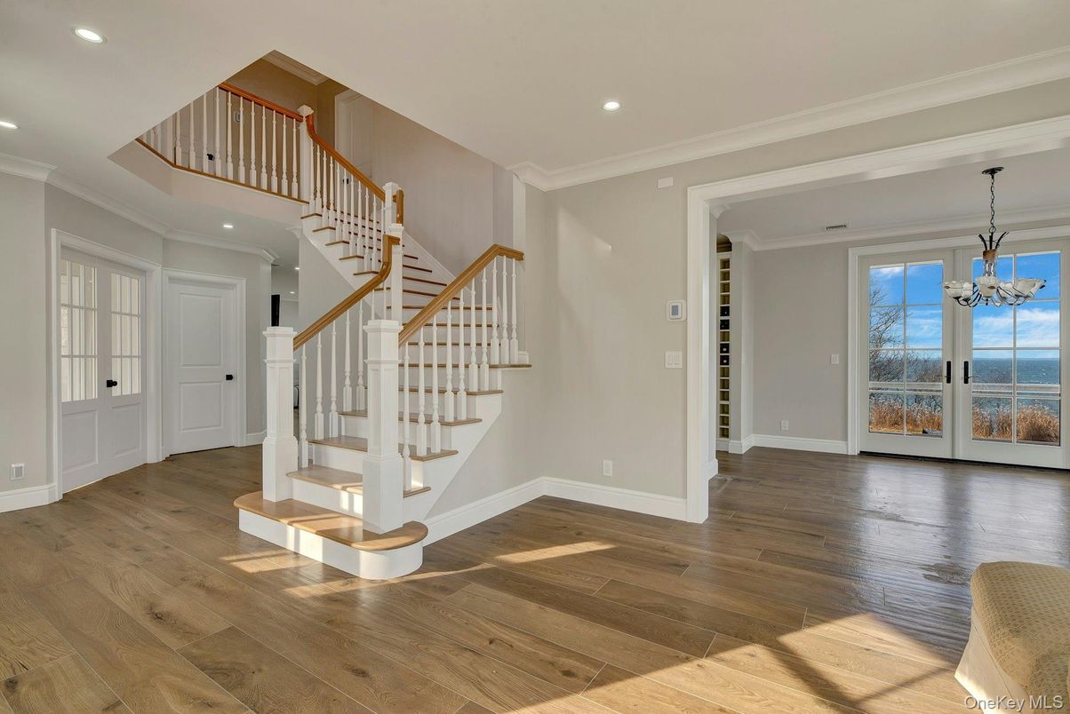 Chandelier, Interior, Recessed Lighting, Wood Texture Flooring