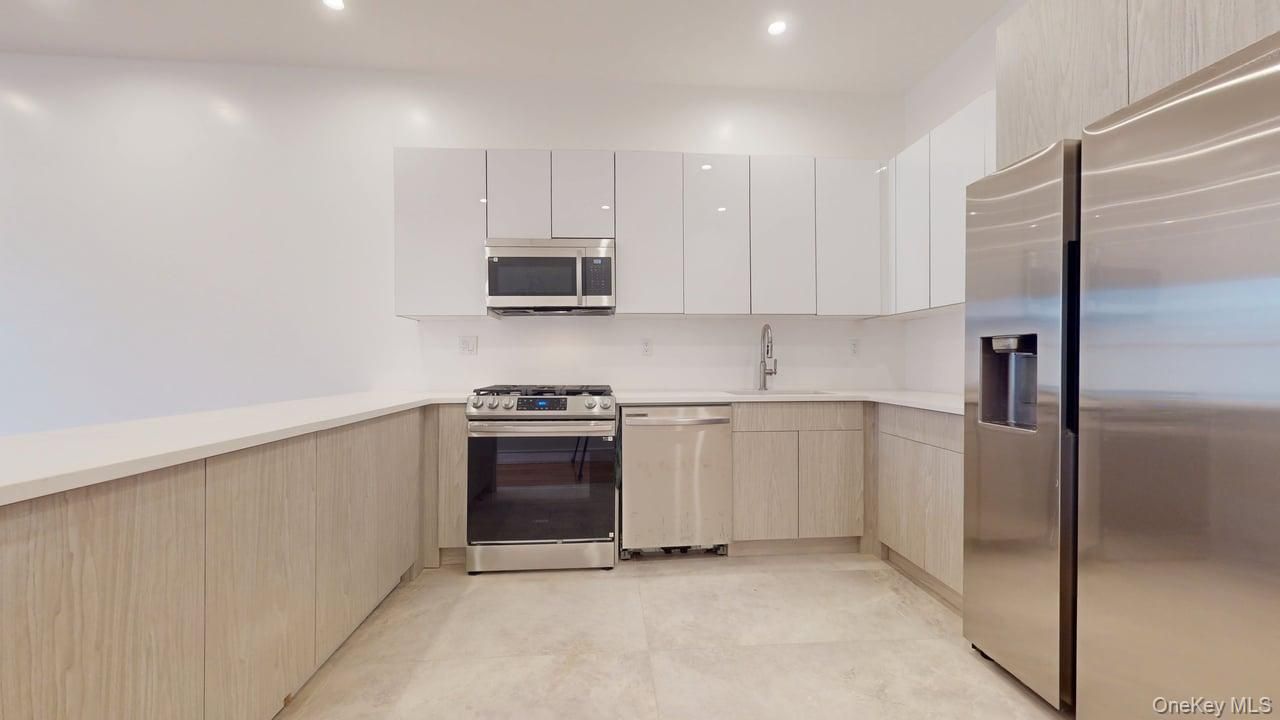 Interior, Kitchen, Recessed Lighting, Stainless Steel Appliances