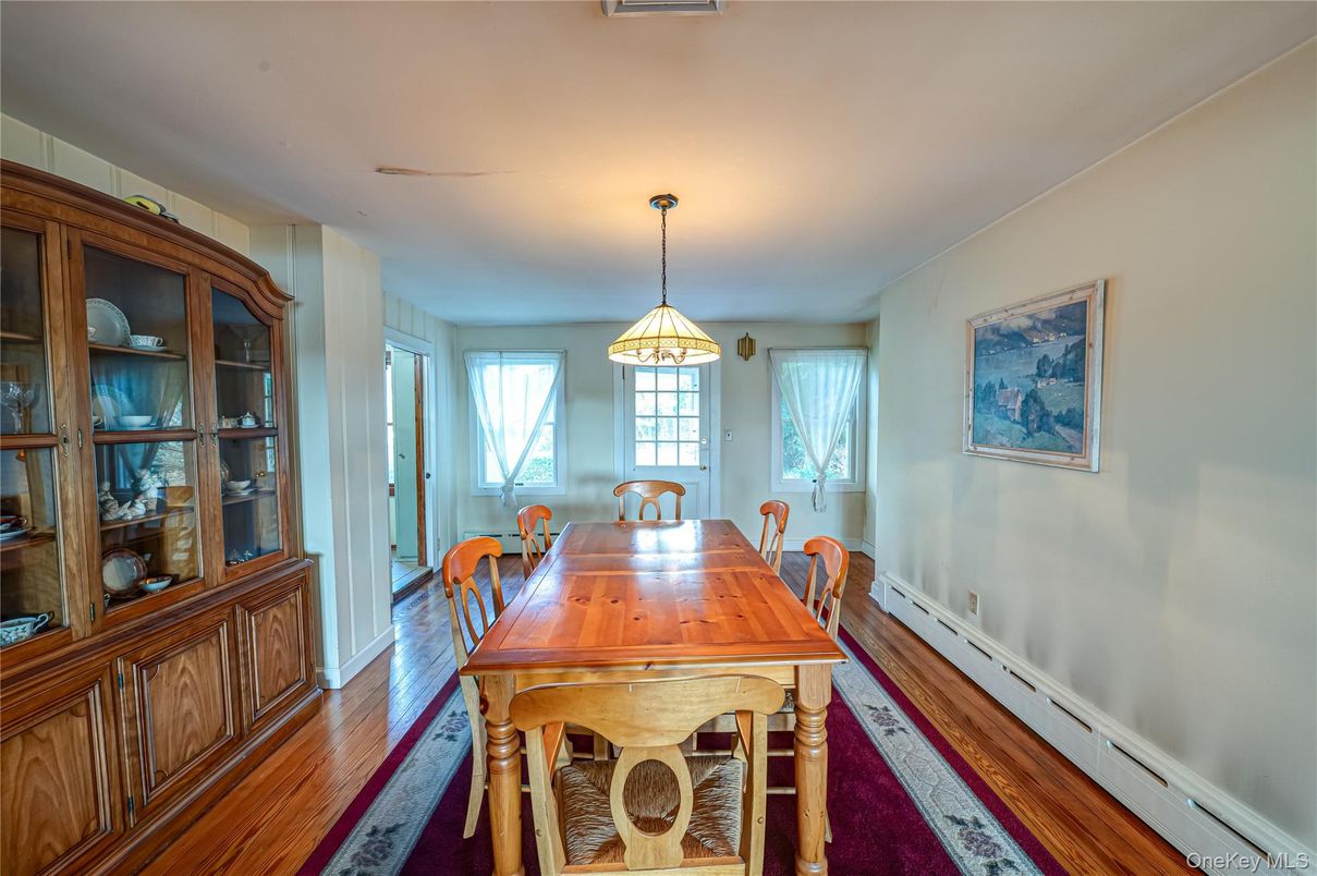 Dining room, Interior, Wood Texture Flooring