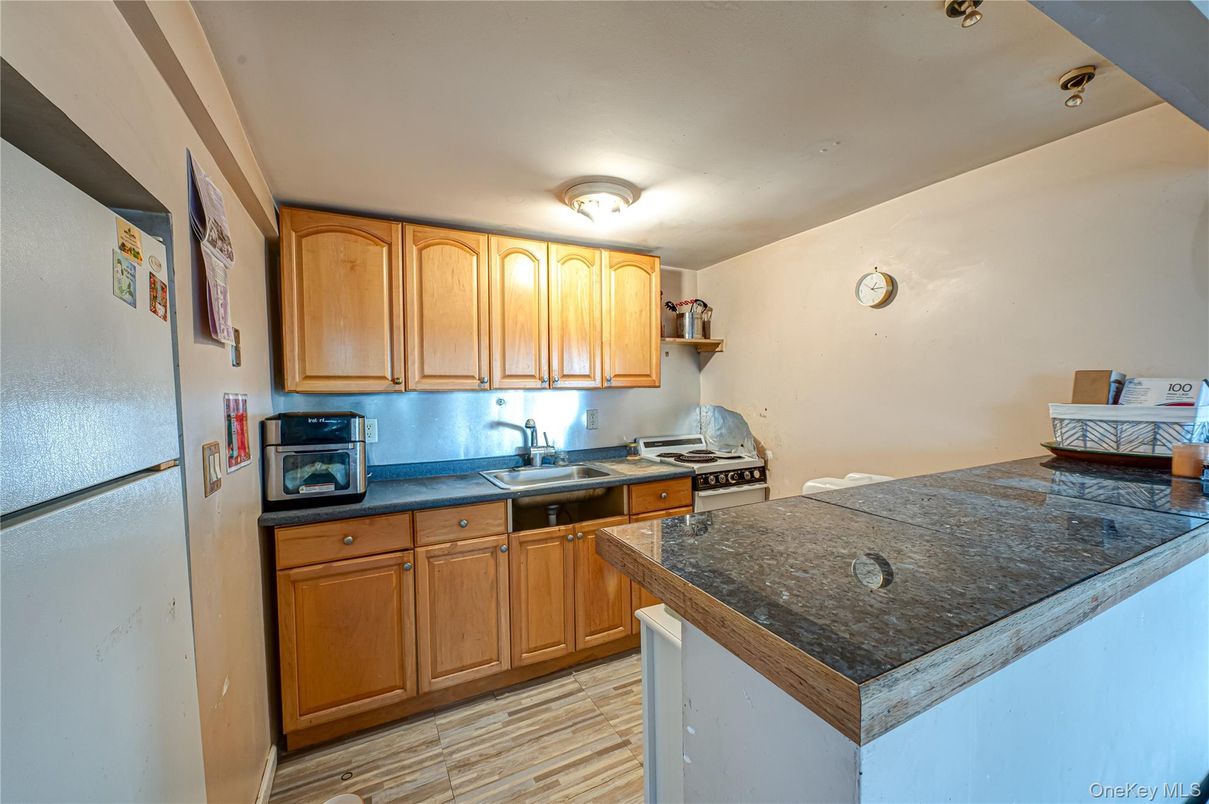 Interior, Kitchen, Wood Texture Flooring