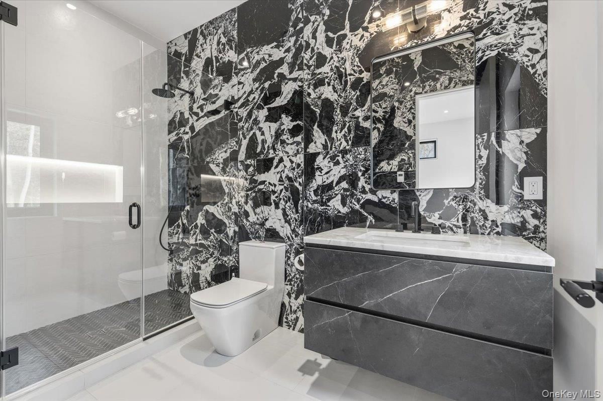 Bathroom, Glass Shower, Interior