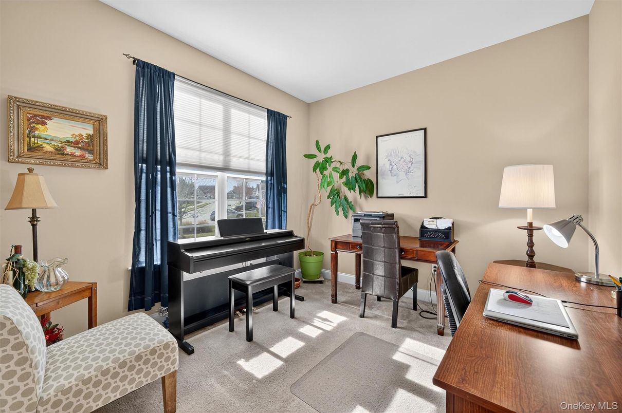 Home Office, Interior, Piano