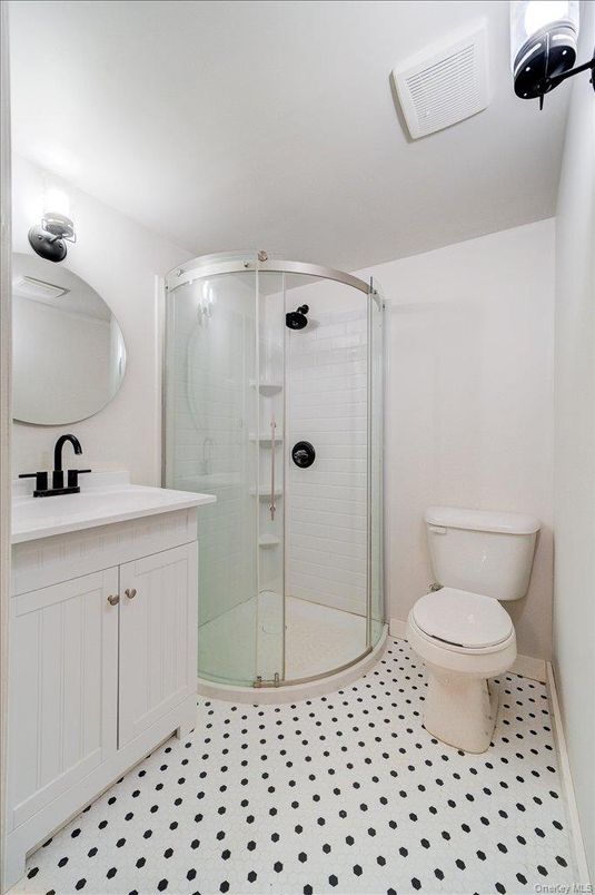 Bathroom, Glass Shower, Interior