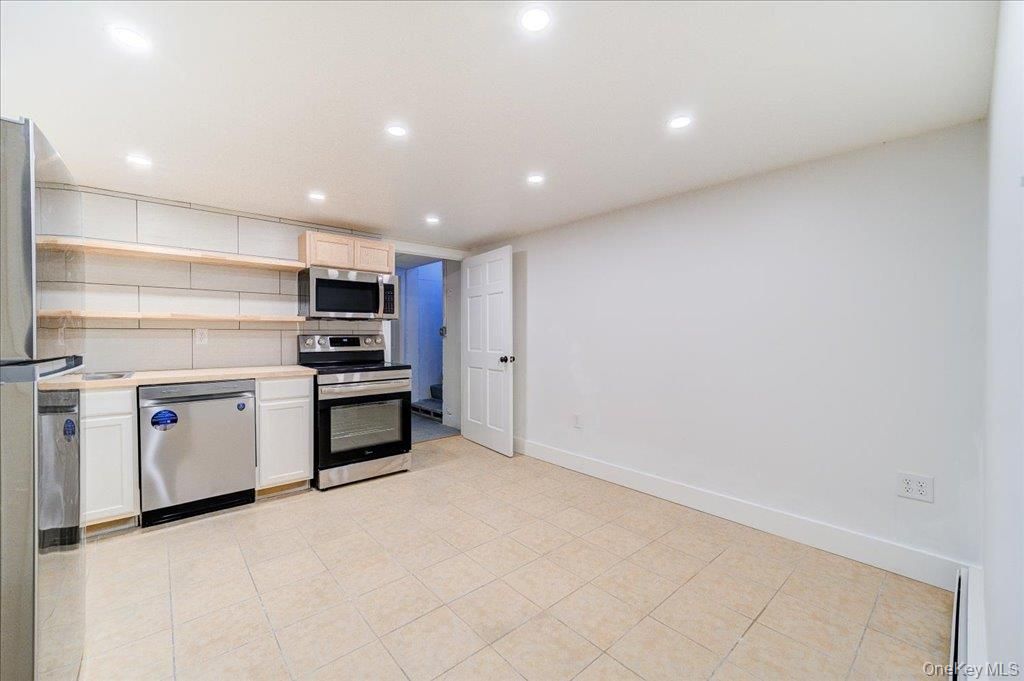 Interior, Kitchen, Recessed Lighting, Stainless Steel Appliances